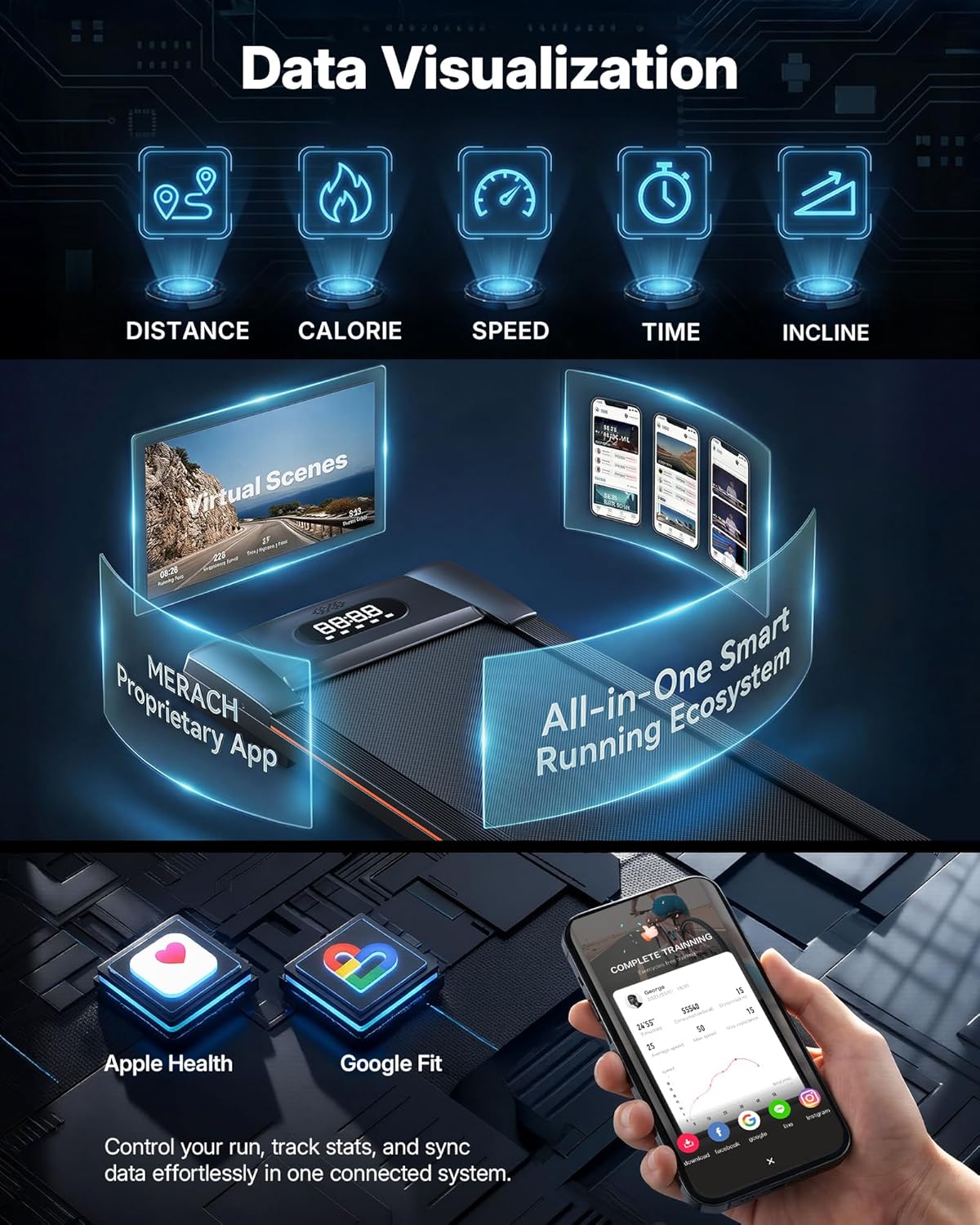 merach walking pads specs