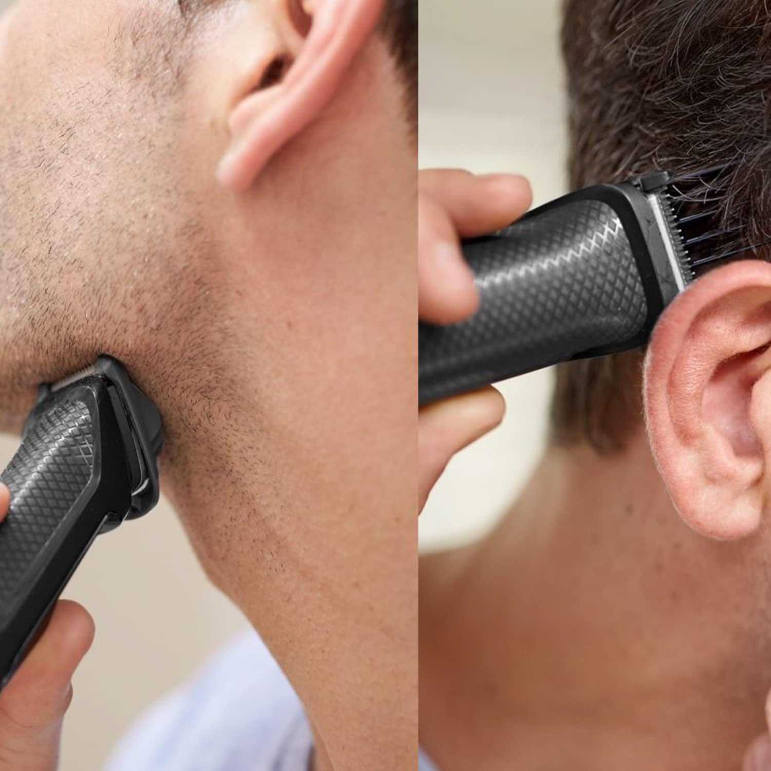 trim stubble and hair